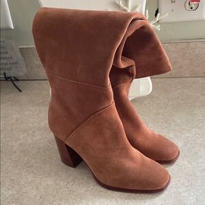 Dolce Vita brandy colored Suede Heeled Boots